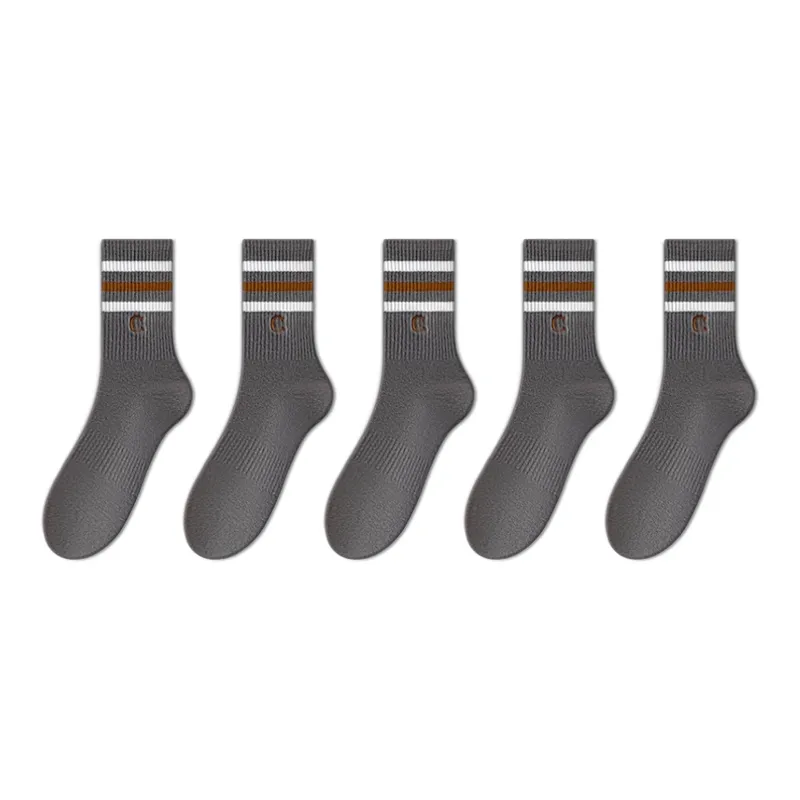 SALOATO Knee High Socks Men's 5 Pack-8
