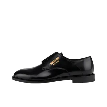 MOSCHINO Logo-plaque Derby Shoes