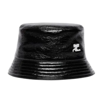 COURREGES - Bucket Hats Men's Black