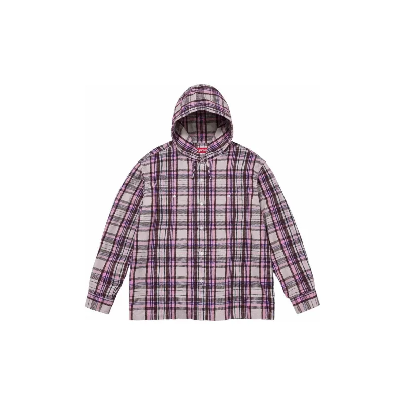 Supreme Printed Hooded Flannel Shirt - Cheap Rcj Jordan Outlet