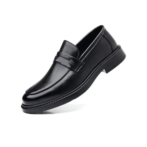 Mulinsen Loafers Men Black/Tea Brown