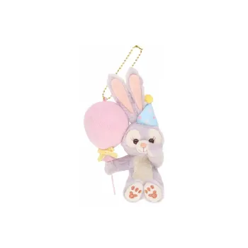 Disney StellaLou 40th Anniversary Balloon Party Seated Position Dolls Plush Pendant 14cm Height