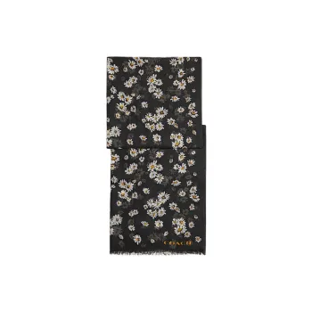 COACH Knit Scarves Women's Black