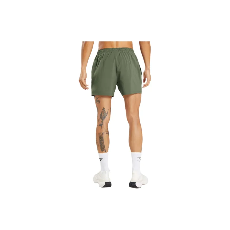 GYMSHARK ARRIVAL 5' SHORTS Casual Shorts Men's Green-1