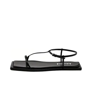 JIL SANDER One Strap Sandals Women's Black