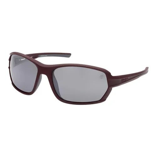 Timberland Irregular Shape Sunglasses Men's Brown