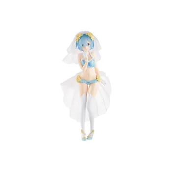 BANPRESTO Rem Eyeglass Factory Exq Zero Starting Life In Another World Wedding Dress Rem Scale Figures