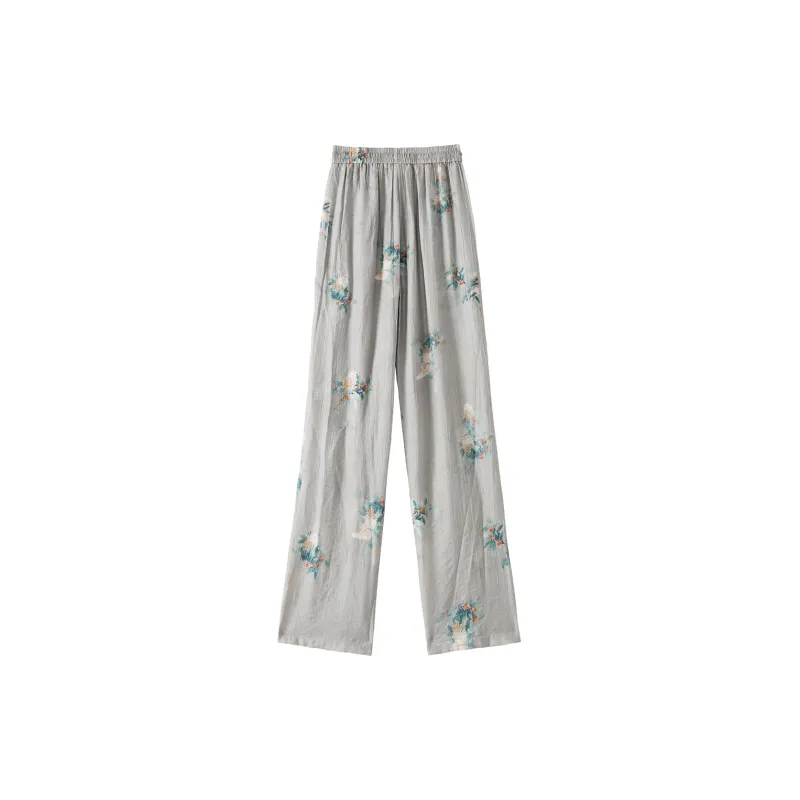 0571 Family Casual Pants Women's Green-1