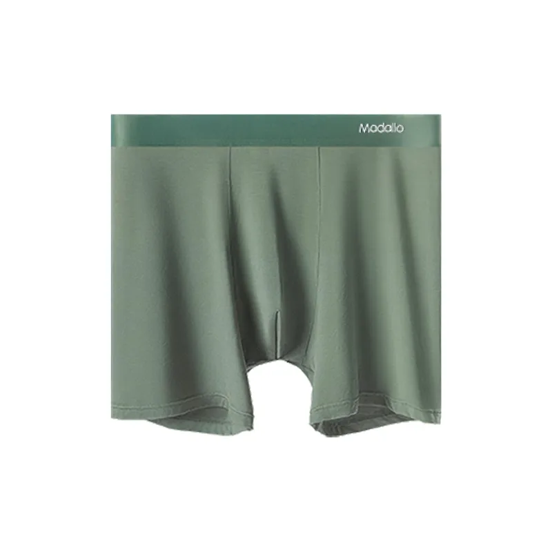 MADALLO Underpants Men's 1 Pack Dark Green-0