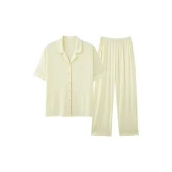 MIIOW Pajama Set Women's Light Yellow