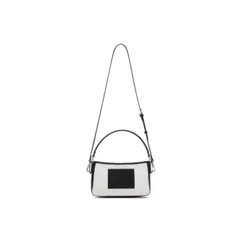 LI NING 1990 Polyester Crossbody Bag, Shoulder Bag Women's Black & White