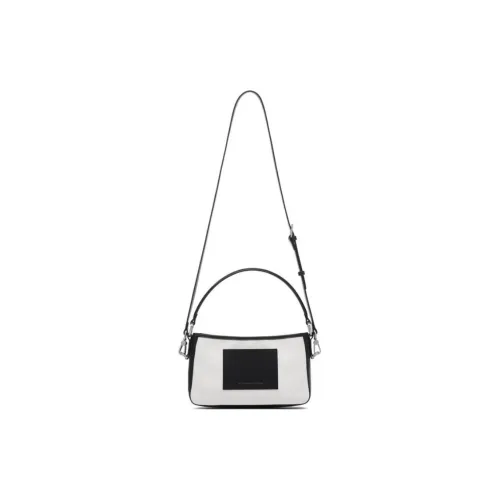 LI NING 1990 Polyester Crossbody Bag, Shoulder Bag Women's Black & White