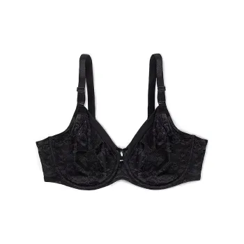 Victoria's Secret CURVY COUTURE Smooth Lace Unlined Bra Bra Women's Black