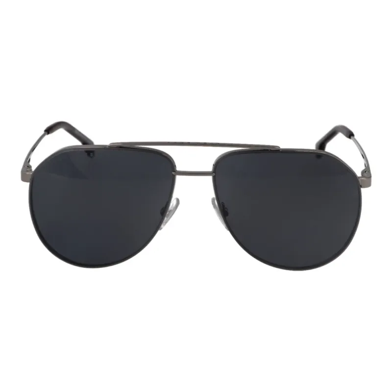 HUGO BOSS Metal Aviator Sunglasses Unisex Gray-0