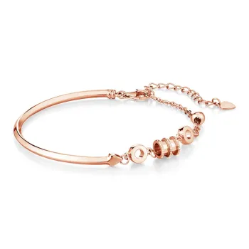 KADER Alloy Bracelets Women's Two Tone