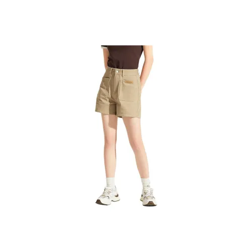 Hotwind Casual Shorts Women's Light Brown