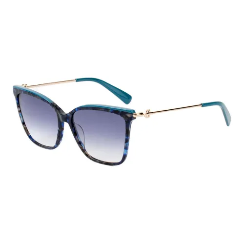LONGCHAMP Rectangular Sunglasses Women's Blue