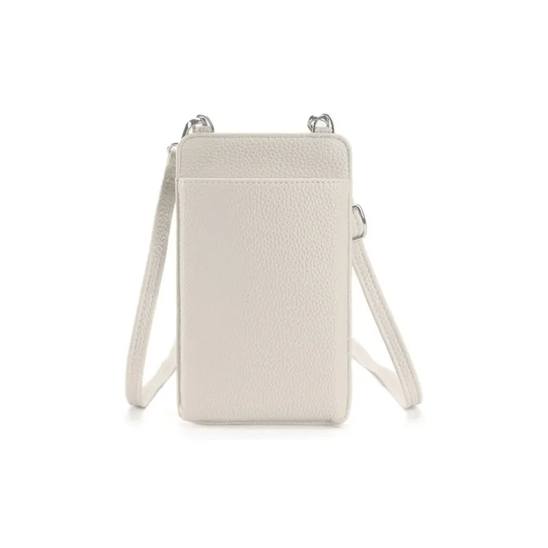HAWA Pu Cell Phone Pouch Shoulder Bag Crossbody Bag Small Size Women's Green/Black/Gray/Apricot/Coffee/Ecru-8