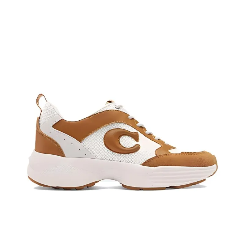 COACH Low Top Casual Shoes Women's Light Saddle-1