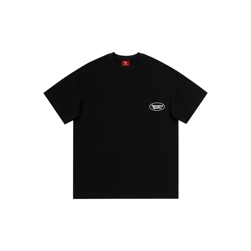 AQUAPROS T Shirts Unisex Black-1
