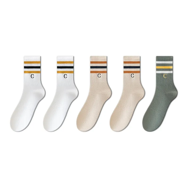 SALOATO Knee High Socks Men's 5 Pack-4