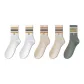 5-Pack (White+White+Khaki+Khaki+Green)