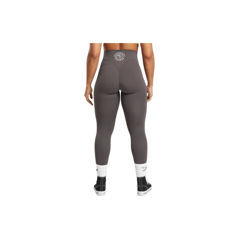 GYMSHARK LEGACY Leggings Women's Gray Purple-1