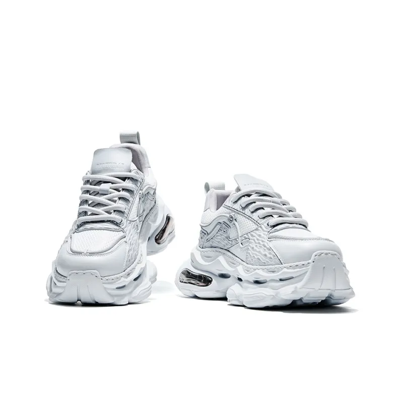 MOERBAI Breathable Lightweight Height Increasing Low-Top Chunky Sneakers Unisex-9