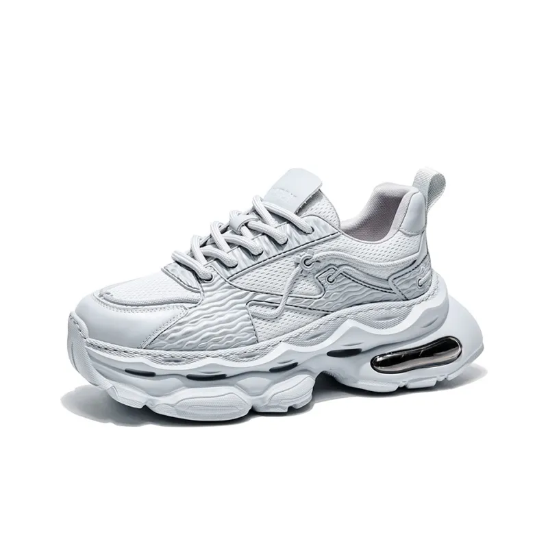 MOERBAI Breathable Lightweight Height Increasing Low-Top Chunky Sneakers Unisex-7