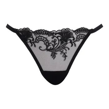 Victoria's Secret BLUEBELLA Marseille Thong Panty / B Underpants Women's 1 Pack Black