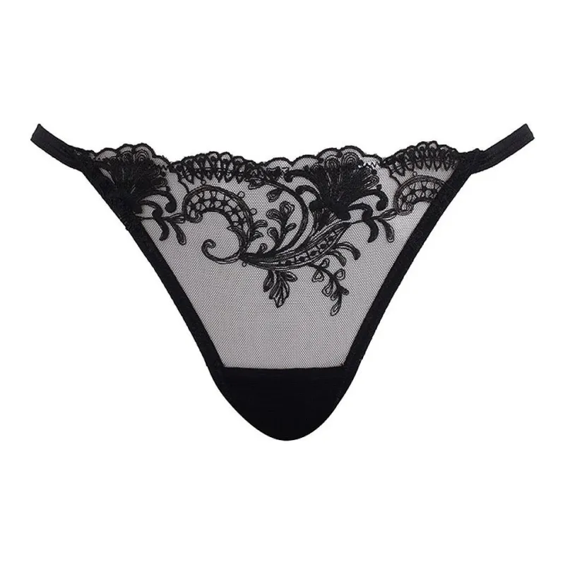 Victoria's Secret BLUEBELLA Marseille Thong Panty / B Underpants Women's 1 Pack Black-0