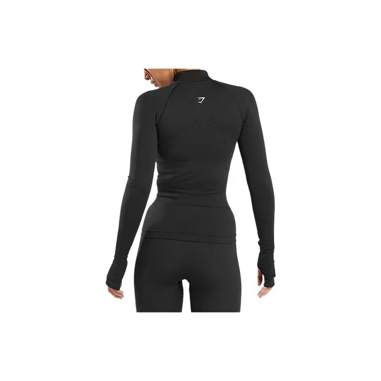 GYMSHARK SWEAT Jackets Coats Women's Black-1