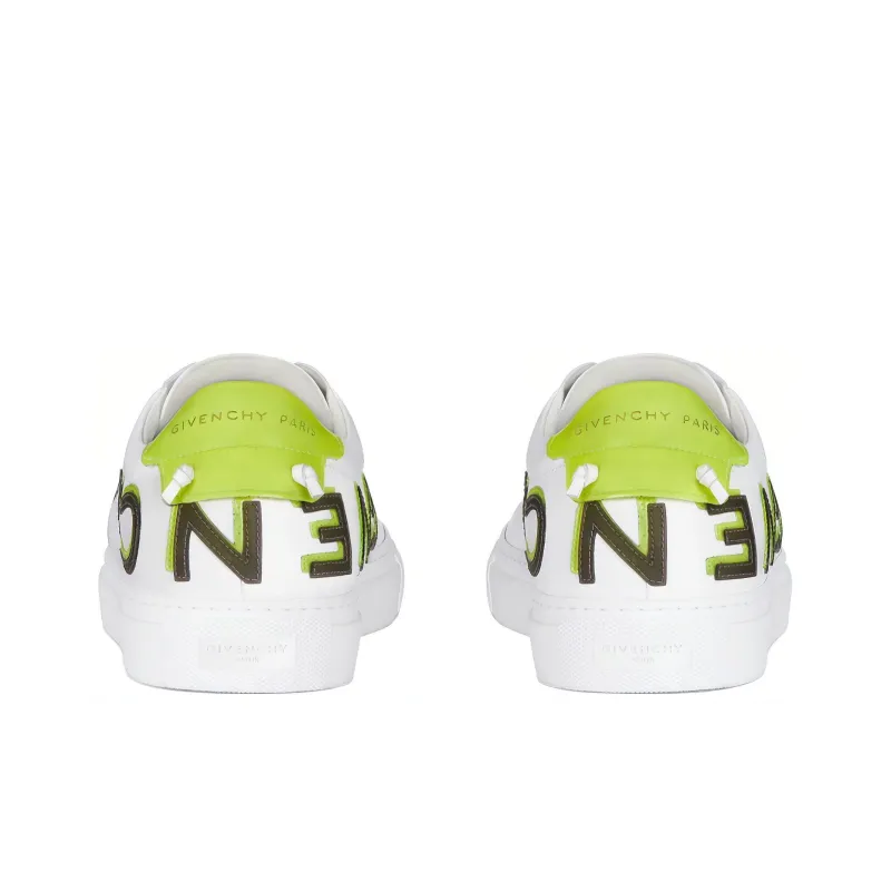 Givenchy Urban Street Low 'Reverse Logo - White Yellow'-3