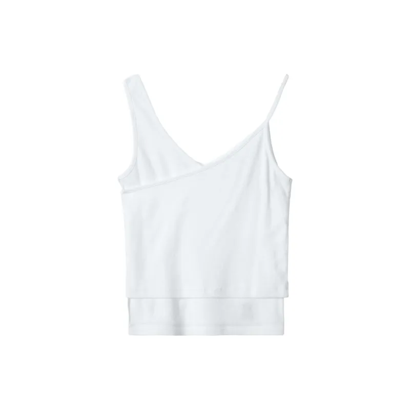 Rest&Recreation LOGO LAYERED TANK TOP Tank Top Women's White/White-1