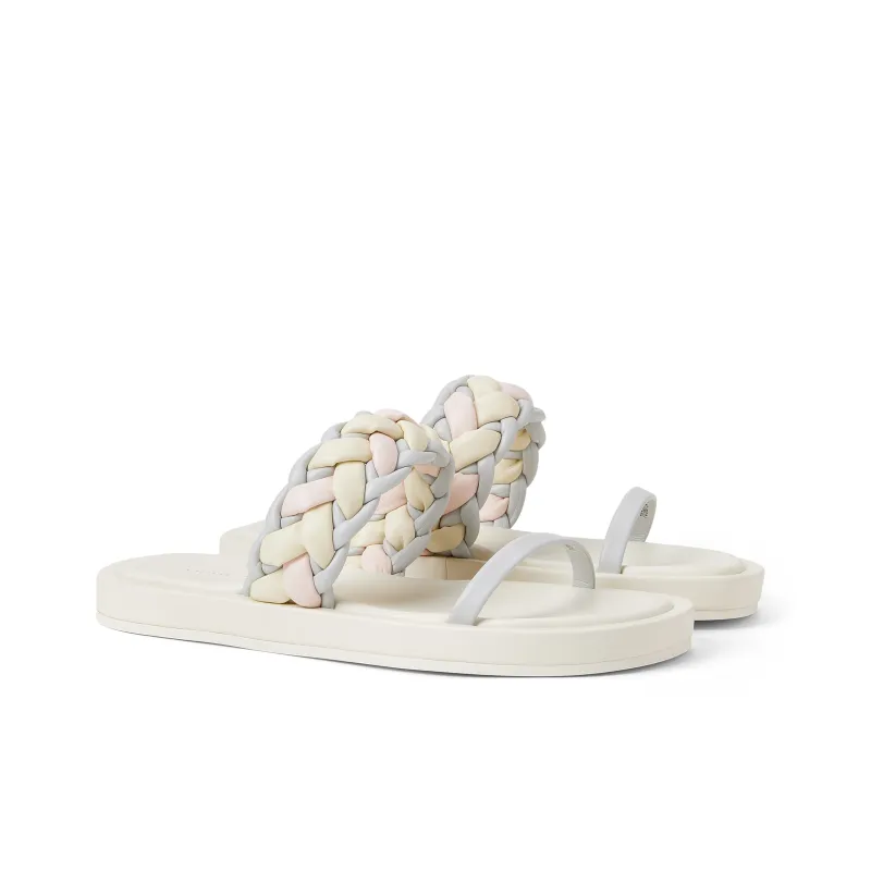 CHARLES&KEITH Composite Sole Slide Slippers 2cm Women's Multi Composite Color/Brown-1