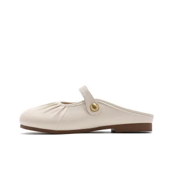 EBLAN Wrap toe Slippers Women's Beige