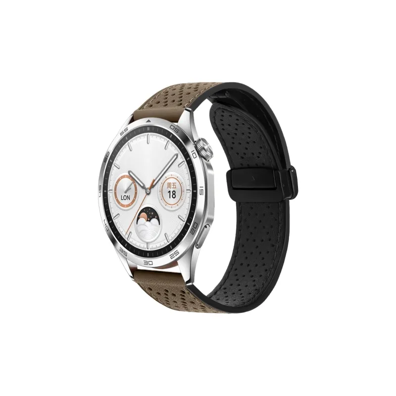 IBOANN Huawei Compatibility Watch Band Genuine Leather Material-9