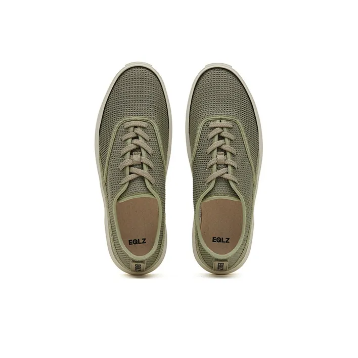 EQLZ EQUALIZER Low Top Skateboard Shoes Unisex Moss Green-3