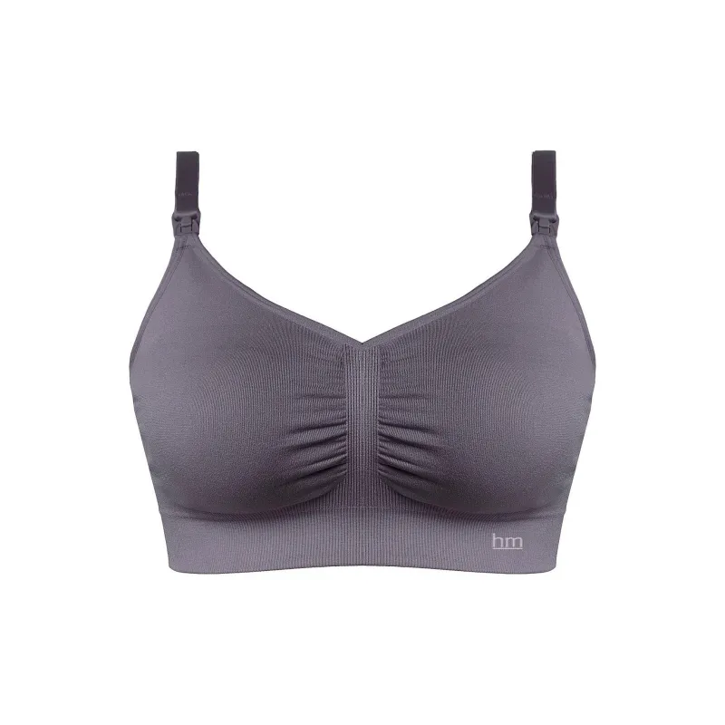 Victoria's Secret HOTMILK My Necessity Wireless Maternity Bra Grey Bra Women's Grey/Gray-0