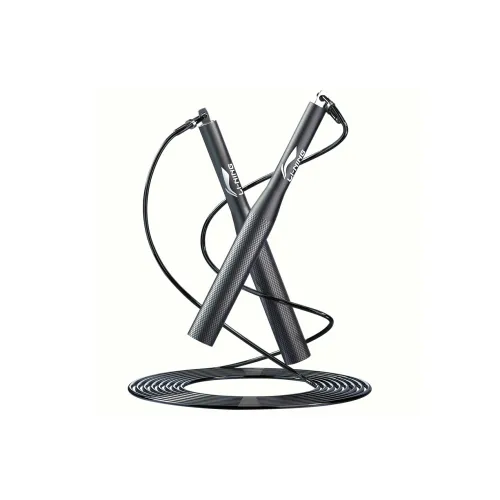 LiNing Aerobic Fat Reduction Non Countable Jump Ropes Adults Aluminum Alloy Controller PU Steel Wire Rope 3m