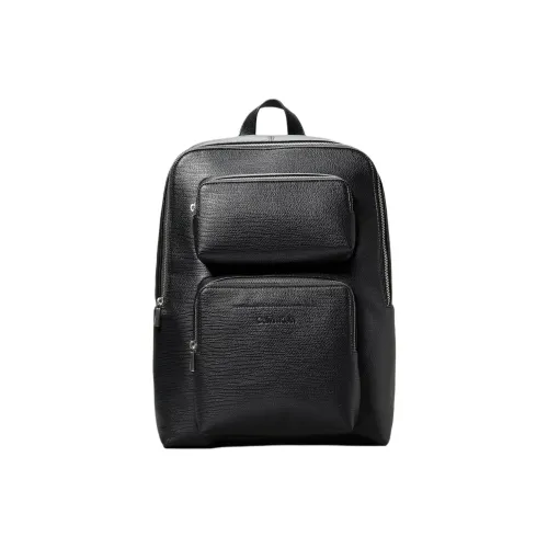 CK/Calvin Klein Polyurethane Backpack Men's Black