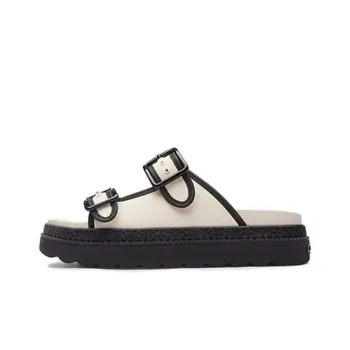 COACH Slide Slippers Women's Chalk White