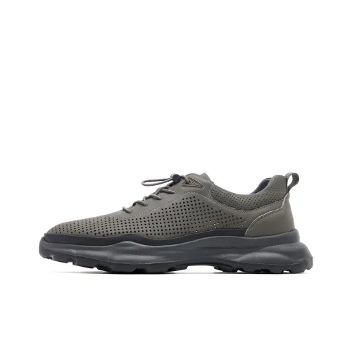 TRUMPPIPE Casual Shoes Men Low-Top Gray