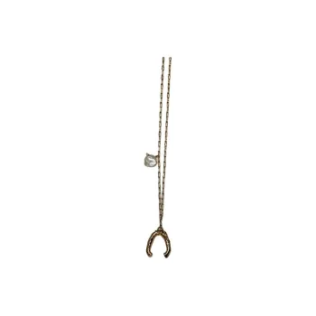 Alighieri Bronze, 24K Gold Plated, Freshwater Pearl Necklaces Women's Gold