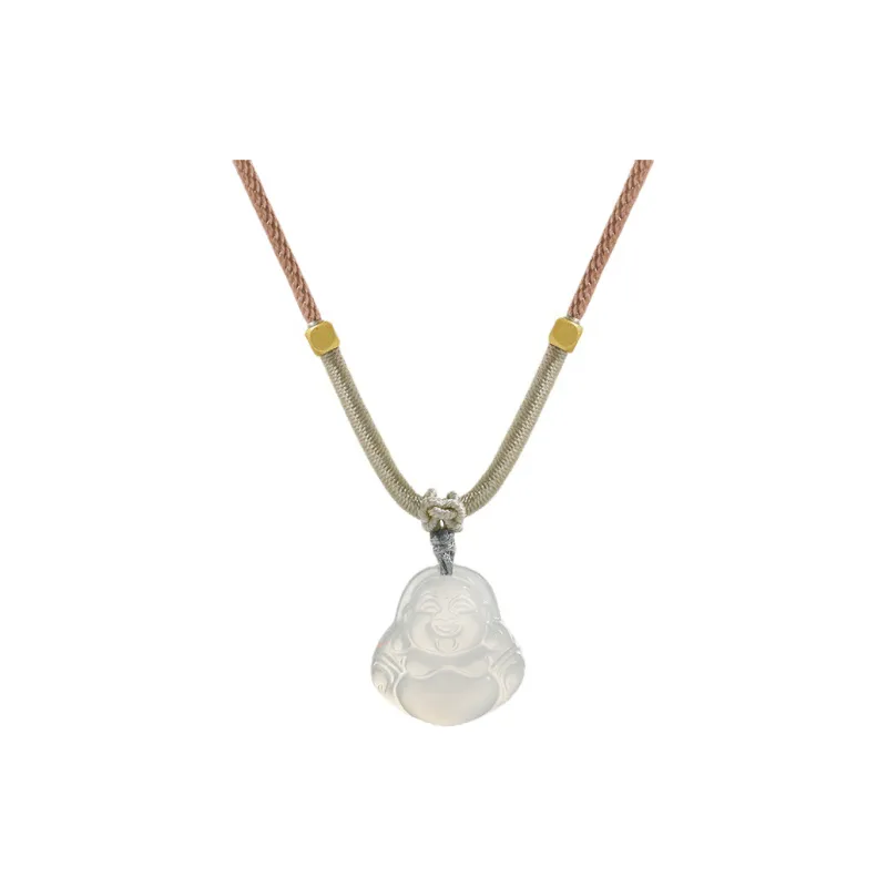 QUIET LOVE Chalcedony Necklaces Women's-0