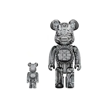 BE@RBRICK Hr Giger Black Chrome
