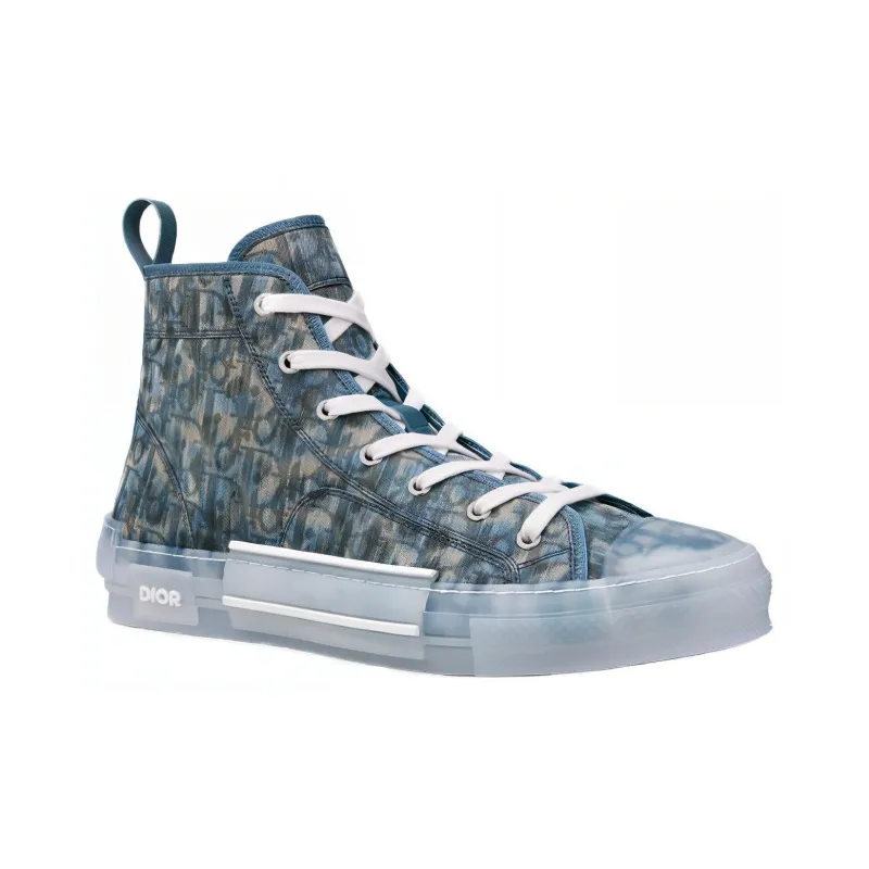 DIOR X Parley B23 High Top Blue Ocean Plastic-2