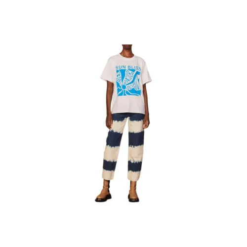 Sandro T-Shirts Women's Blue/White