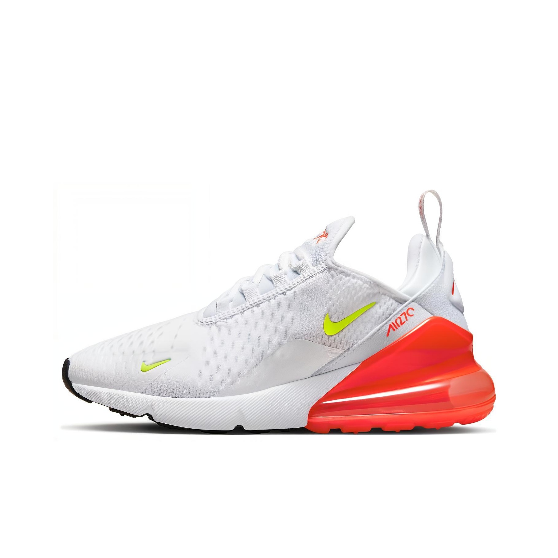 Nike Air Max 270 White Bright Crimson Volt Women s