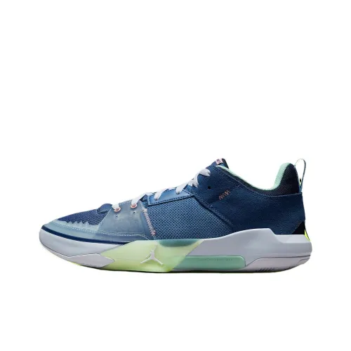 Jordan One Take 5 Basketball Shoes Men Low-Top Blue